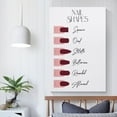 thumbnail image 5 of Nail Shape Guide Nail Salon Poster Canvas Printed Painting Posters And Wall Art Pictures Are Used For Room Aesthetics And Decoration, 5 of 8