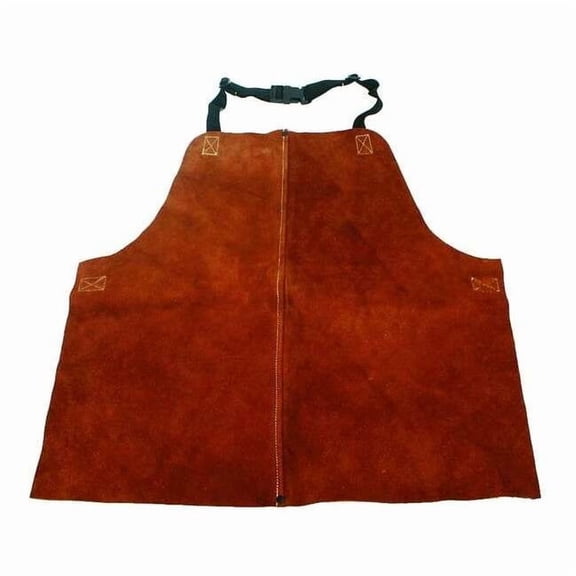 Condor Welding Apron, Leather, 18 in Length, Brown, Universal 4KXH1