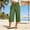 Green, variant on Delayuji Plus Size Womens Capri Pant Wrinkled Cotton Linen Pant Women Fashion Casual Loose Cropped Pants Summer S-5XL