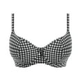 thumbnail image 4 of Freya Check In Sweetheart Padded Underwire Bikini Top (201903),32DD,Monochrome, 4 of 4