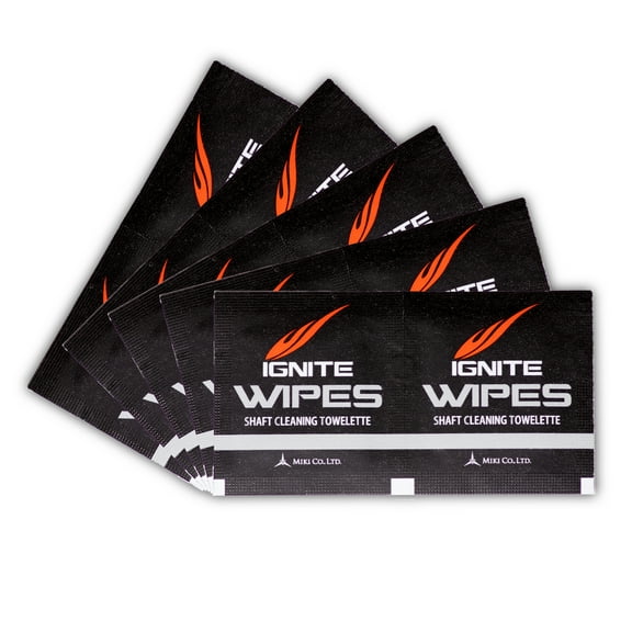 Ignite Wipes Pool Billiard Cue Shaft Cleaning Towelettes 10 pcs