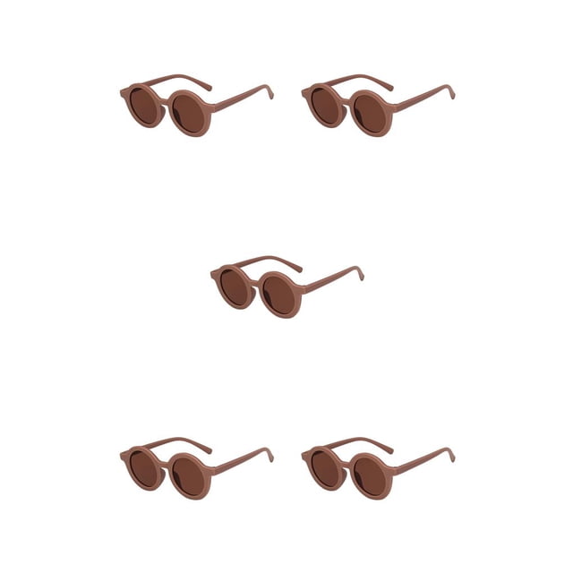 Minnieouse Gafas de sol redondas para niños, gafas para bebés, accesorios de ropa de moda para niños pequeños adorables, protección para los ojos, Type2 NO2 Minnieouse CBP376086