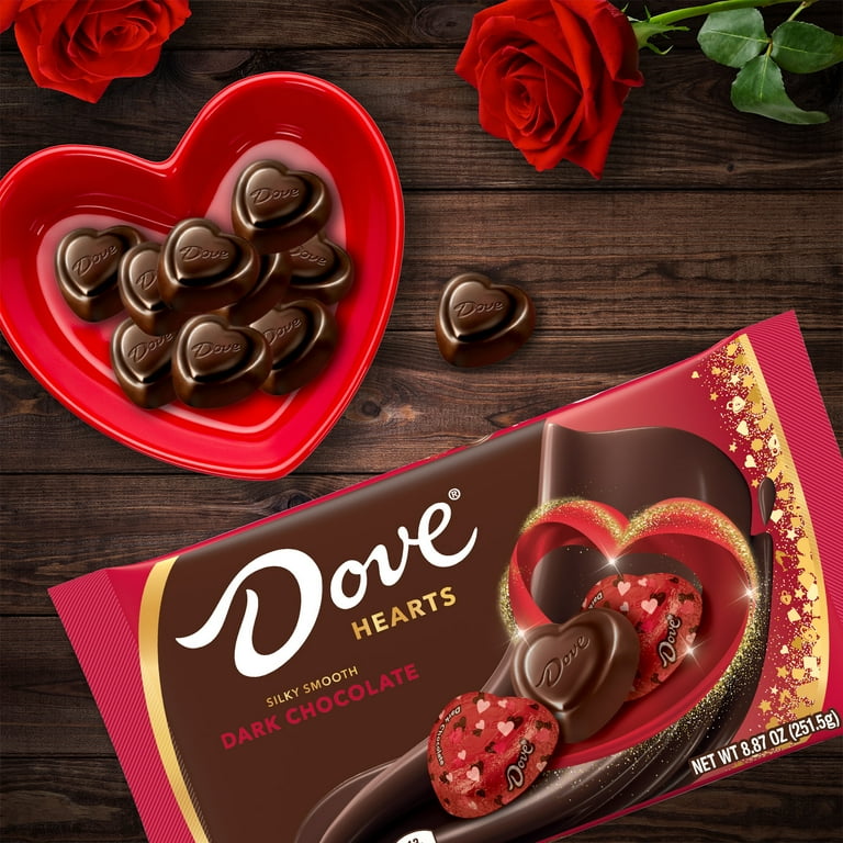 Dove Promises Heart Shaped Dark Chocolate Valentines Day Candy