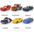 thumbnail image 2 of 6st Pixar Cars Lightning Mcqueen Racerbil Barnleksakssamling Set Presentatör, 2 of 5