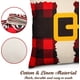 thumbnail image 2 of Juego de 4 fundas de almohada navideñas YUANXCMXG 18 x 18 pulgadas Decoraciones de gnomos, 2 of 4