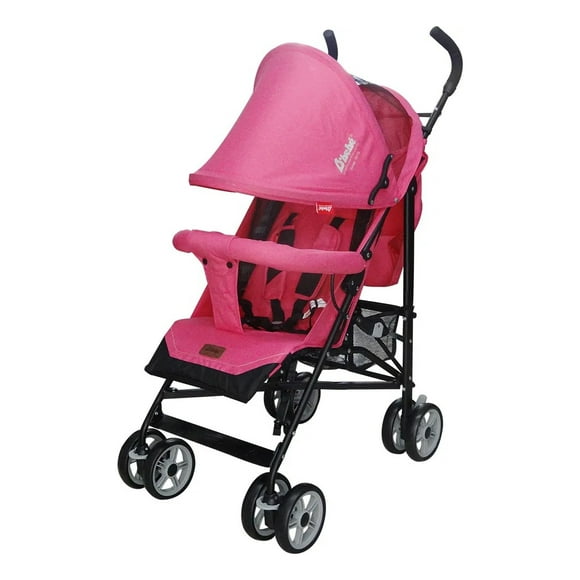 Carriola de Bastón D' Bebé Aerostar Reclinable Rosa