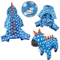 thumbnail image 2 of Polka Dots DINO Fleece Hooded Bodysuit/Pajamas, 2 of 4