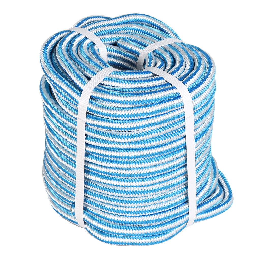 200ft 5/8" 24-Strand Braided Polyester Rope – 16,000 Lbs Breaking Strength (menbager) - View #3