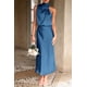 thumbnail image 3 of Vestido PRETTYGARDEN Verano 2025 Sin Mangas Azul Oscuro M, 3 of 7