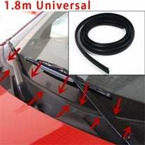 Rubber Front Windshield Panel Car Seal Strips Trim Anti-Ageing 1.8M