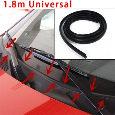 Rubber Front Windshield Panel Car Seal Strips Trim Anti-Ageing 1.8M