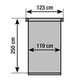 thumbnail image 4 of Persiana Stor Planet 120x250 cm Roll-Up Enrollable Blanco, 4 of 4
