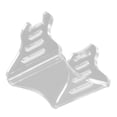 thumbnail image 2 of Acrylic Fishing Reel Stand Baitcasting Reel Display Fishing Gear Display Approx.6*5.5*5cm Arc Design Exquisite Workmanship, 2 of 12