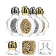 thumbnail image 4 of 4Pcs Church Use Holy Water Bottle Empty Holy Water Glass Bottle Embossed Delicate Mini Bottle, 4 of 4