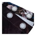 thumbnail image 4 of Cortinas estampadas, cortinas florales modernas rojas, cortinas de cocina, cortinas opacas de poliéster multicapa para sala de estar/baño, 4 of 5
