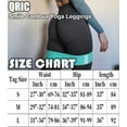 thumbnail image 2 of QRIC Women Leggings Smile Contour High Waist Workout Gym Yoga Pants Tummy Control Activewear Slimming Tights, 2 of 6