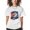 White, variant on Funny Bald Eagle T Shirts for Women Short Sleeve Cotton Crewneck T-Shirt USA Flag Tee Tops Casual Basic T-Shirts, XS-5XL Black XS