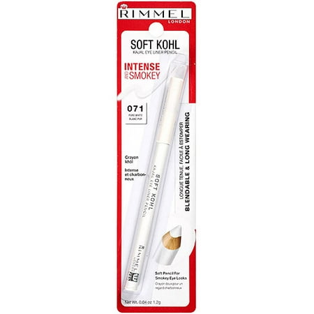 Rimmel London Soft Kohl Kajal Eye Liner Pencil, 071 Pure White, 0.04 oz
