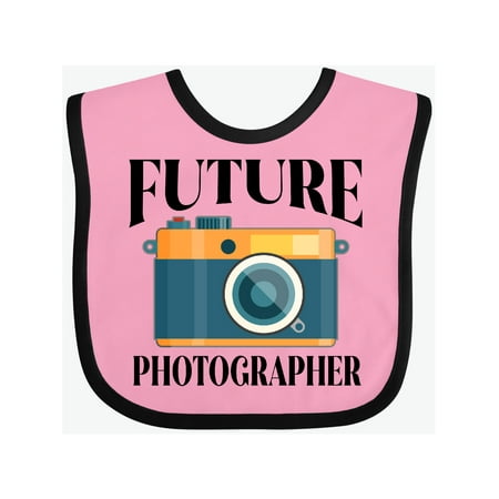 

Inktastic Future Photographer Cute Camera Gift Baby Boy or Baby Girl Bib
