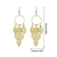 thumbnail image 4 of Guardurnaity 1 par de pendientes para mujer, joyería estética bohemia, hoja elegante con borlas, pendiente de aro, accesorio de moda para el Día Ropa, zapatos y accesorios Miscelánea, 4 of 6