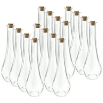 7” Clear Glass Teardrop Vinegar Bottle by Ashland - Decorative Bottle for Weddings - Parties - Home Decor - Arts & Crafts - Bulk 12 Pack