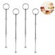 thumbnail image 2 of Silver 4 juegos de accesorios para soporte de pasteles de 3 niveles, accesorios para bandejas escalonadas, accesorios para soporte de pasteles de 3 niveles, accesorios para soporte de ban, 2 of 4