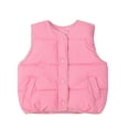 thumbnail image 2 of Esaierr Kids Baby Boys Girls Vest Jacket Toddler Fall Winter Waistcoat Thick Warm Cotton Vest Coats Little Big Boys Girls Soft Lightweight Breathable down Cotton Sleeveless Outwear for 2-12Y, 2 of 7