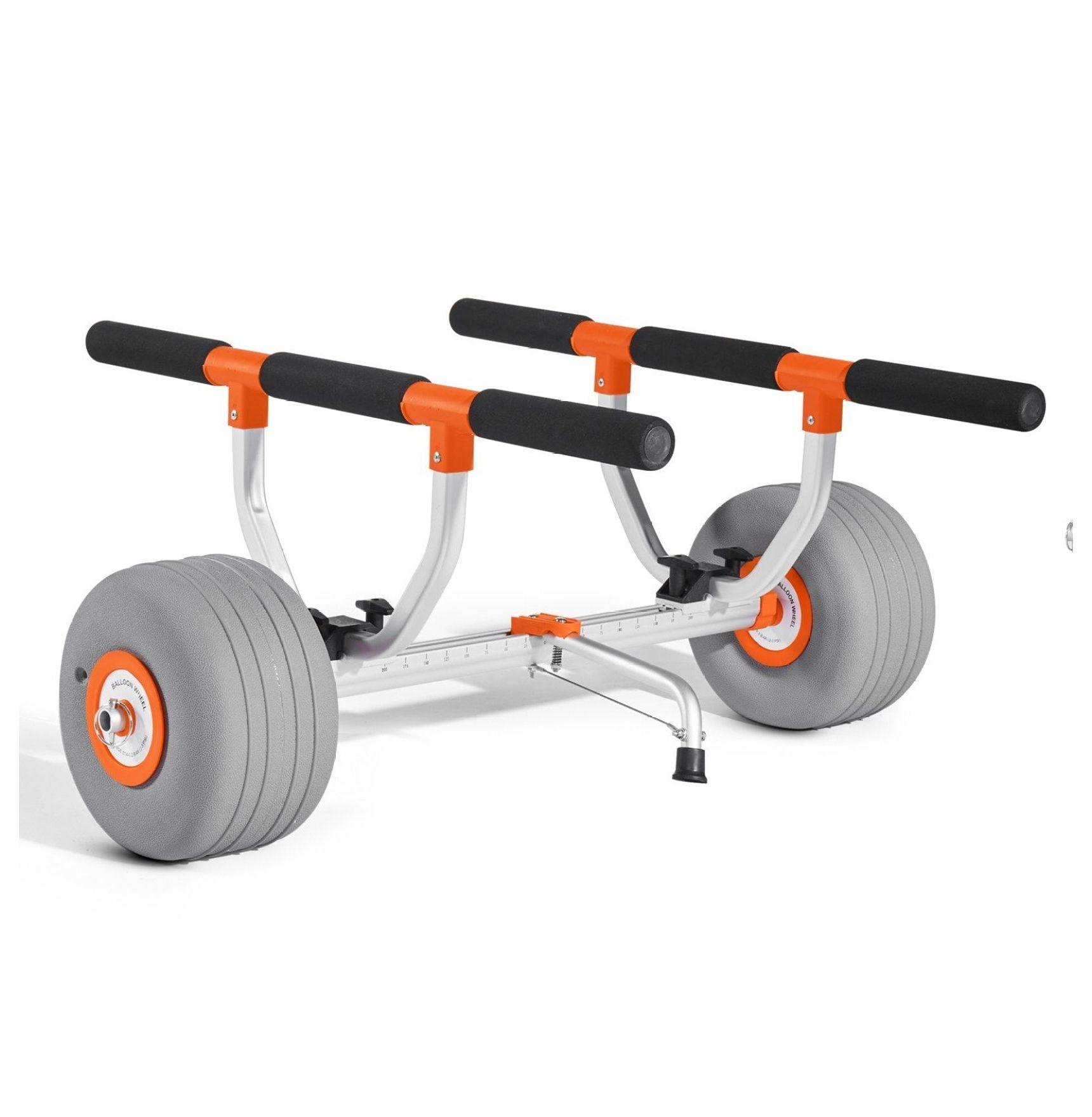 Kayak Cart 350 Lbs Capacity - Kayak Trolley with 12” Inflatable Tires & Straps - Paddle Board Carrier for Kayaks, Canoes & More