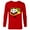 New Red, variant on Disney Channel Big City Greens Cricket and Logo - Long Sleeve T-Shirt for Men -Customized-White