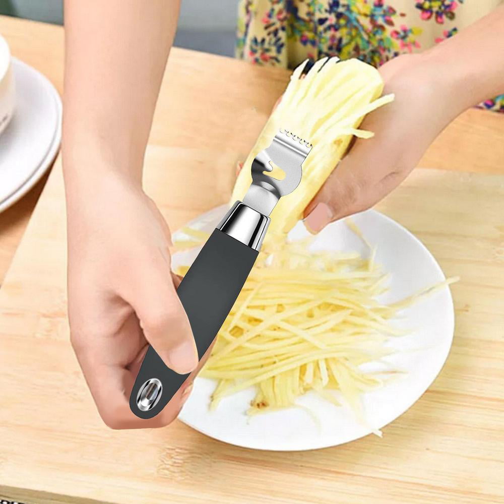 Deals of The Day!Jovati Stainless Lemon Cheese Vegetable Zester Grater Peeler Kitchen Tool Fruit,Sales Today Clearance, Size: 12.99×1.18×0.79 Inches