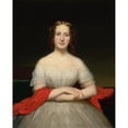 thumbnail image 2 of Charles Cromwell Ingham 20x24 Gold Ornate Framed and Double Matted Museum Art Print Titled - Portrait of Fidelia Marshall, 2 of 4
