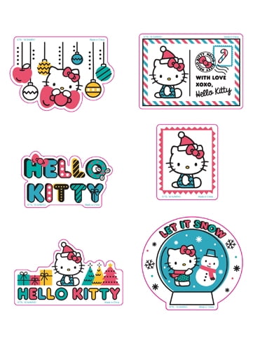 sticker hello kitty holiday 2018 die cut set new ge55764 walmart com