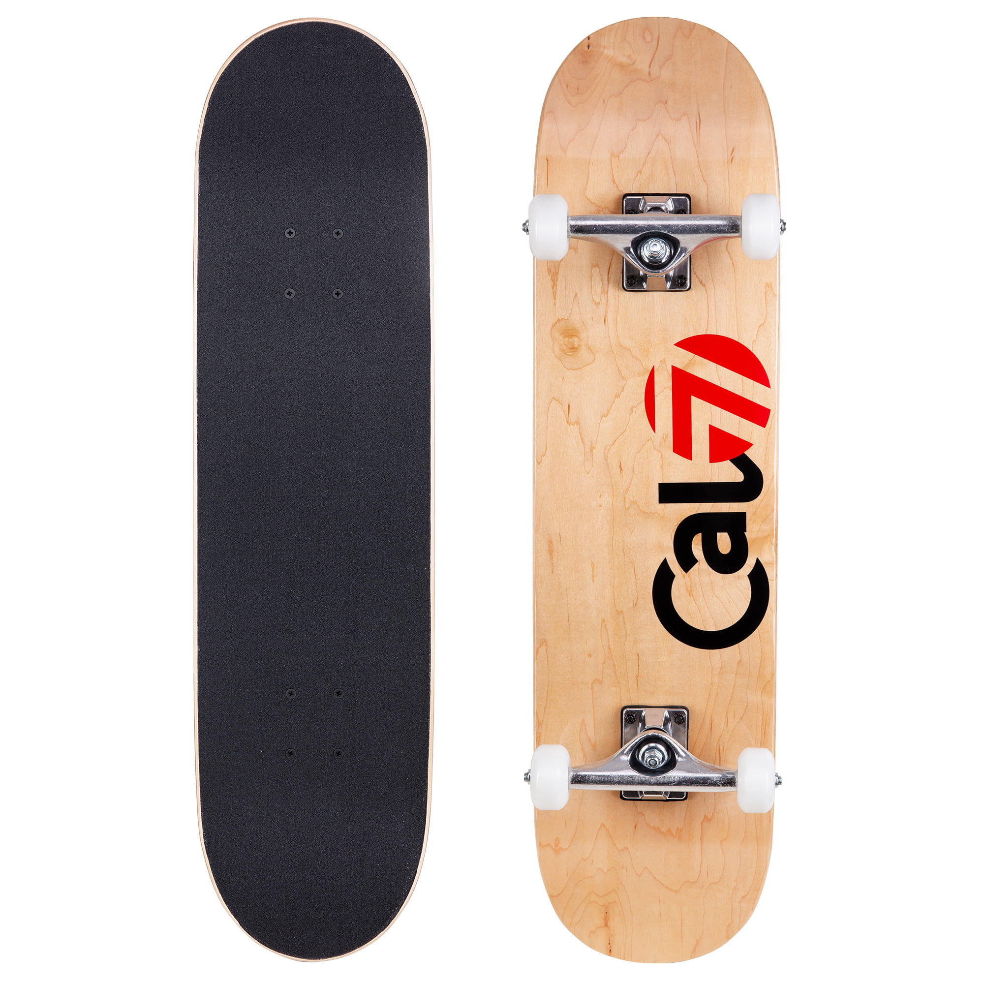 Cal 7 Fossil 8.0 Skateboards Complete Natural Wood Youth Adults Kids Pro TUNDRA 