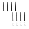 thumbnail image 3 of HORIALENCE 8pcs Metal Studs for Clothing Punk Spike Set DIY Projects Decoration, 3 of 8