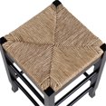 thumbnail image 5 of Boraam Tabouret de Bar Carré Rush en Noir, 5 of 5