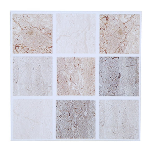 18Pcs Mosaic Tile Transfer, Waterproof Tile Sticker Mosaic Self Adhesive Stick Self Adhesive DIY Backsplash Stick on Wall Tiles for Kitchen and Bathroom