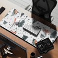 thumbnail image 2 of Long Mouse Pads for Desk,Multicolor Christmas Forest Pattern Desk Mats on Top Of Desks, Desk Mouse Pad Extra Large with 3mm Non-Slip Base and Stitched Edge for Gaming,Office,Work,Home 35.4x15.7in, 2 of 5