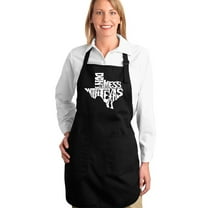LA Pop Art Full Length Word Art Apron - DONT MESS WITH TEXAS