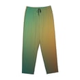thumbnail image 4 of Daiia Orange To Teal Gradient Women's Sleep Pant with Pockets and Drawstring,Pajama Pants-XX-Large, 4 of 9