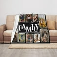 thumbnail image 3 of Customized Blankets with Photos Custom Blanket Family Picture Upload Personalized Blanket for Adults Customize Blanket Birthday Customizable for Dad Mom Nana Kids Dogs Friends, 3 of 6