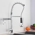 thumbnail image 3 of Ceramic Valve Kitchen Faucet, Sleek Design Stainless Steel Sink Tap with Easy Install for Home Bar Restaurant (Steel), 3 of 5