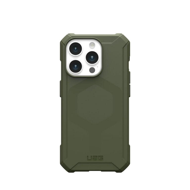 UAG Case Compatible with iPhone 15 Pro Case 6.1 Essential Armor Olive Drab  Built-in Magnet Compatible with MagSafe Charging Rugged Military Grade  Dropproof Protective Cover by URBAN ARMOR GEAR 