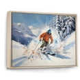 thumbnail image 2 of Designart "Glimpses of Whistler in Canada II" Sports Floater Framed Canvas Print, 2 of 7