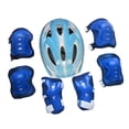 thumbnail image 4 of harper 7-Piece Motorcycle Helmet Set: Lightweight Construction, Breathable Design, Soft Light blue, 4 of 10