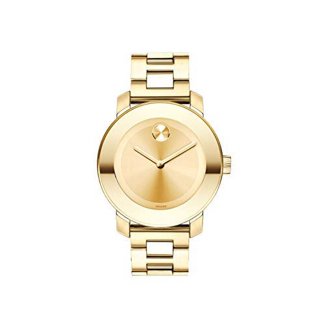 Movado Bold Diamond 36mm Watch, Gold Ion-Plated Stainless  display picture 2