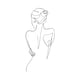 thumbnail image 5 of Bewildely Arte Mujer Pintura sobre lienzo Cautivador e inspirador Cuerpo de mujer Impresión minimalista Dibujo de una línea B B 10Conjunto, 5 of 6