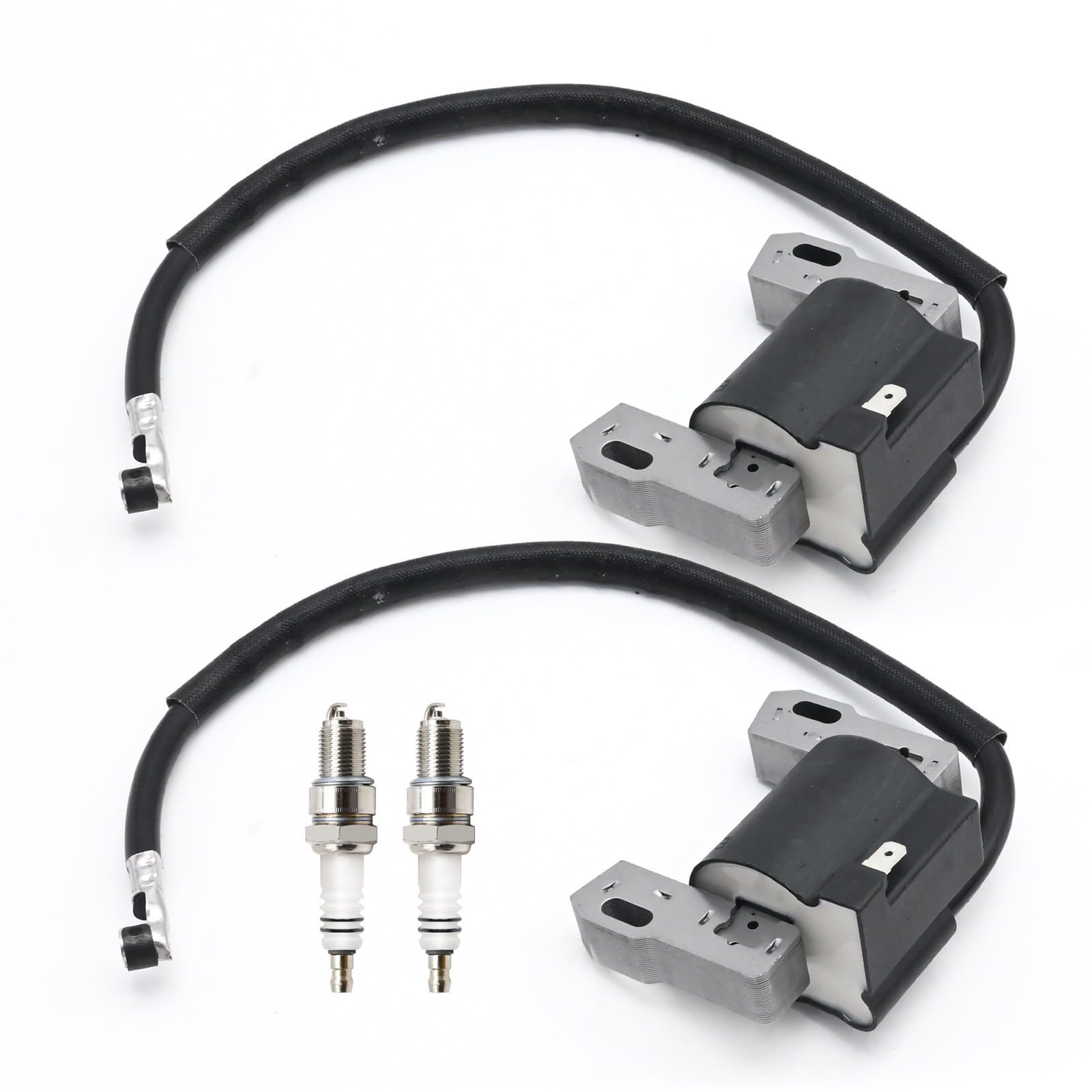 Anxingo 2Pack 592846 Ignition Coils with Spark Plug Replacement for Briggs & Stratton 4035A7 404577 403677 406777 407677 Engines, Replaces 691060 799651 499447