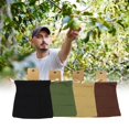 thumbnail image 2 of Forraje De Lona Bolsa De Recolección De Frutas Plegable Con Cubierta De Cuero Bolsa De Almacenamiento Con Cordón Para Acampar Al Aire Libre Moyic HA042948-02, 2 of 6