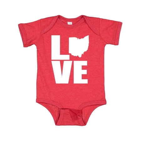 

Inktastic Ohio Love Gift Baby Boy or Baby Girl Bodysuit