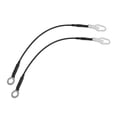 thumbnail image 1 of 2uds Cables Compuerta Trasera Tono Plateado Negro Metal para 93-11 para Ford Ranger, 1 of 6